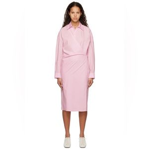 Lemaire Pink Twisted Dress